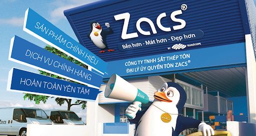 Bảng màu tôn Zacs Bền Màu