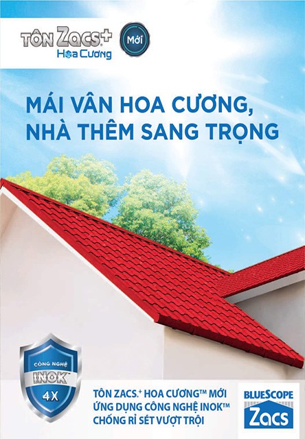 tôn zacs hoa cương công nghệ inok