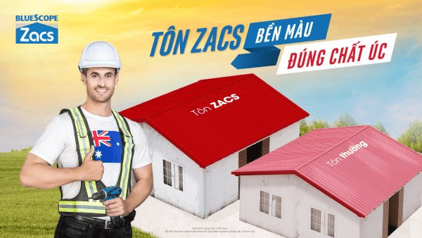 tôn zacs bền màu