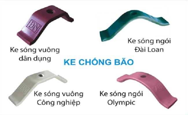 Sử dụng ke chống bão - cách chống bão cho nhà mái tôn hiệu quả